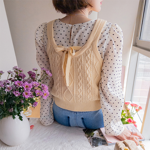 Koizun Daily Mood 针织衫紧身胸衣 [size:F(55~66)]