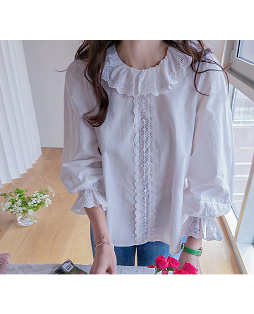Beatriz Wave Lace Collar 女士内衣 [尺码：F(55~66)]