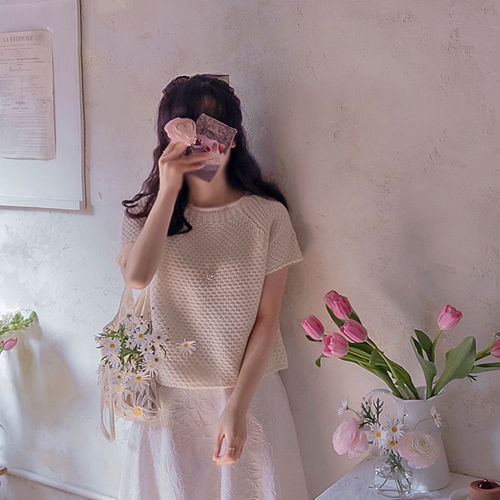 瑞典华夫格春秋刚柔针织衫[尺码:F(55~66)]