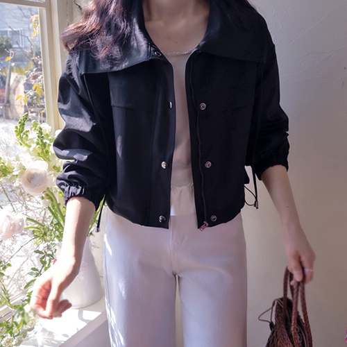 Mark Bell 可爱领口修身包包褶皱奢华美妆外套套装 [尺码：F(55~66)]