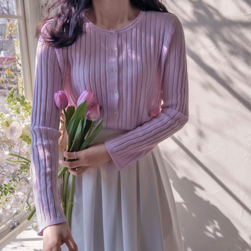 攀爬弹簧冲孔简约/简约条纹图案优雅开口 [尺寸：F(55~66)]