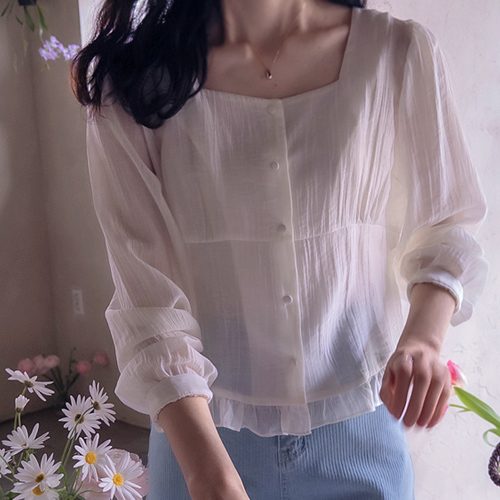 Shu Gemma Sharing Bom Tencel Tie Set Salang Fit Women's Top [size:F(55~66)]