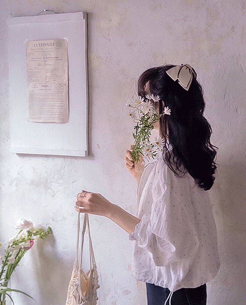 Vernis Flower 可爱春季粉彩轻薄拉链套头衫 [尺码：F(55~66)]