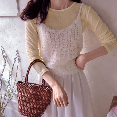 N-Roiker 春季镂空可爱胸衣，款式时尚 [尺码：F(55~66)]