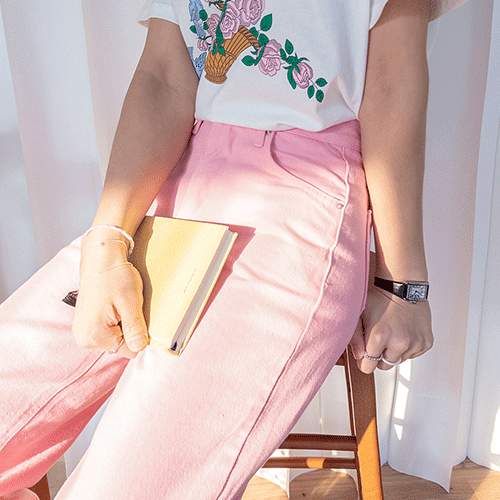 【修身版型】Delroy 直筒棉质长裤【尺码:S、M、L】