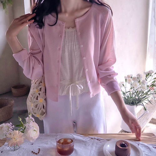 Shookland 可爱粉色高品质衬衫 [尺码：F(55~66)]