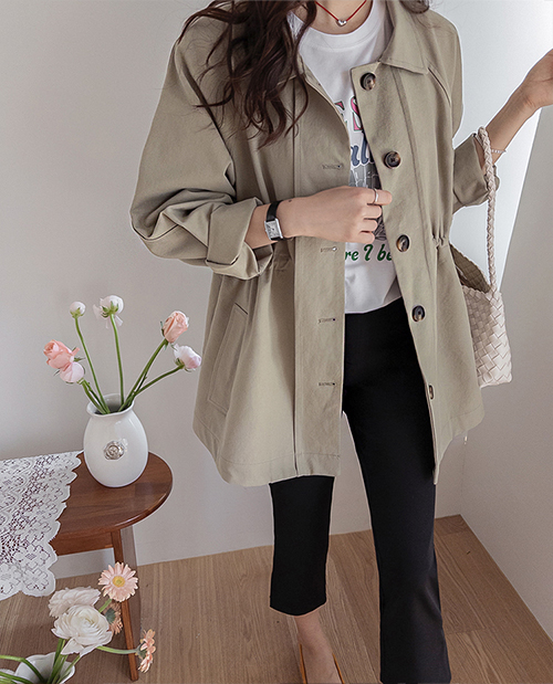 [腰带] Vivre 肩裹式风衣外套 [尺码：F(55~66.5)]