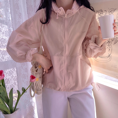 Karajan 春夏隐藏式帽子高品质连帽套头衫 [尺码：女款(55~66)]