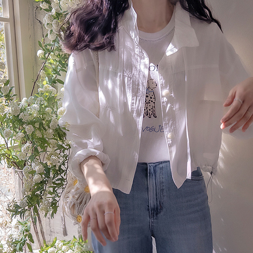 Itsbaramsallang 春夏遮阳伞 弹性天丝面料 [尺寸：F(55~66)]