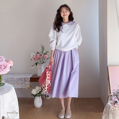 Monitin原创袖卷运动衫T恤衫[size:F(55~66)]