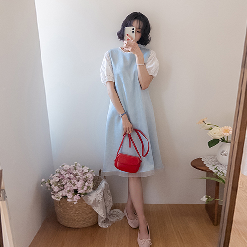 Hertin Fresh Tweed A字裙 [尺码：F(55~66)]