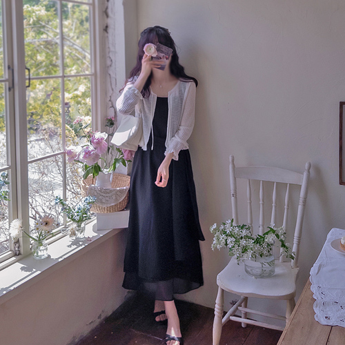 Andy 撞色夏季 Yoru 围巾套装 [尺码：F(55~66)]