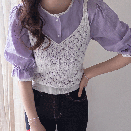 【叠穿好物】Repica 酷炫扇贝针织胸衣【尺码：F(55~66)】