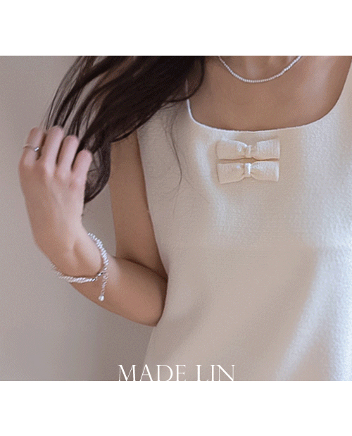 【D-5 先到先得，数量有限，享85折优惠】 <FONT color=#5a3954>MADE LIN</font> Melovy Petit 双缎带半身裙 [尺码：F(55~66)]