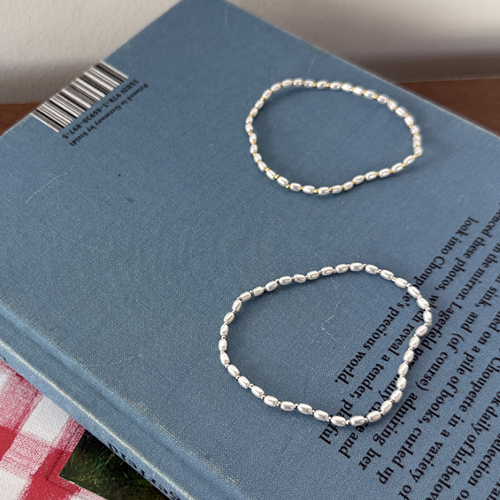 复古亚麻珍珠串珠