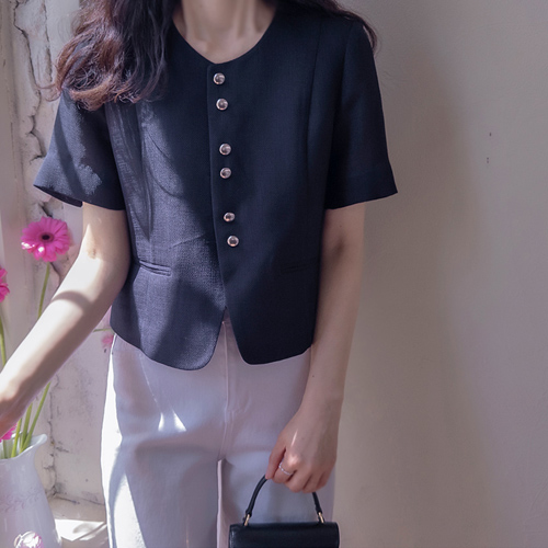 Shuelia蕾丝套装 清爽修身夏季外套 [尺码：F(55~66)]