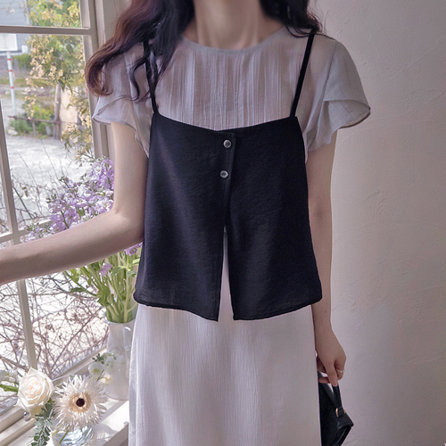 Stella Burton 束胸爱心套装 夏季清凉女式上衣 [尺码：F(55~66)]