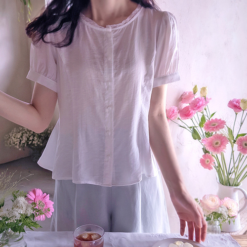 Defeller 项链纯图案天空酷炫女式衬衫 [尺码：F(55~66)]