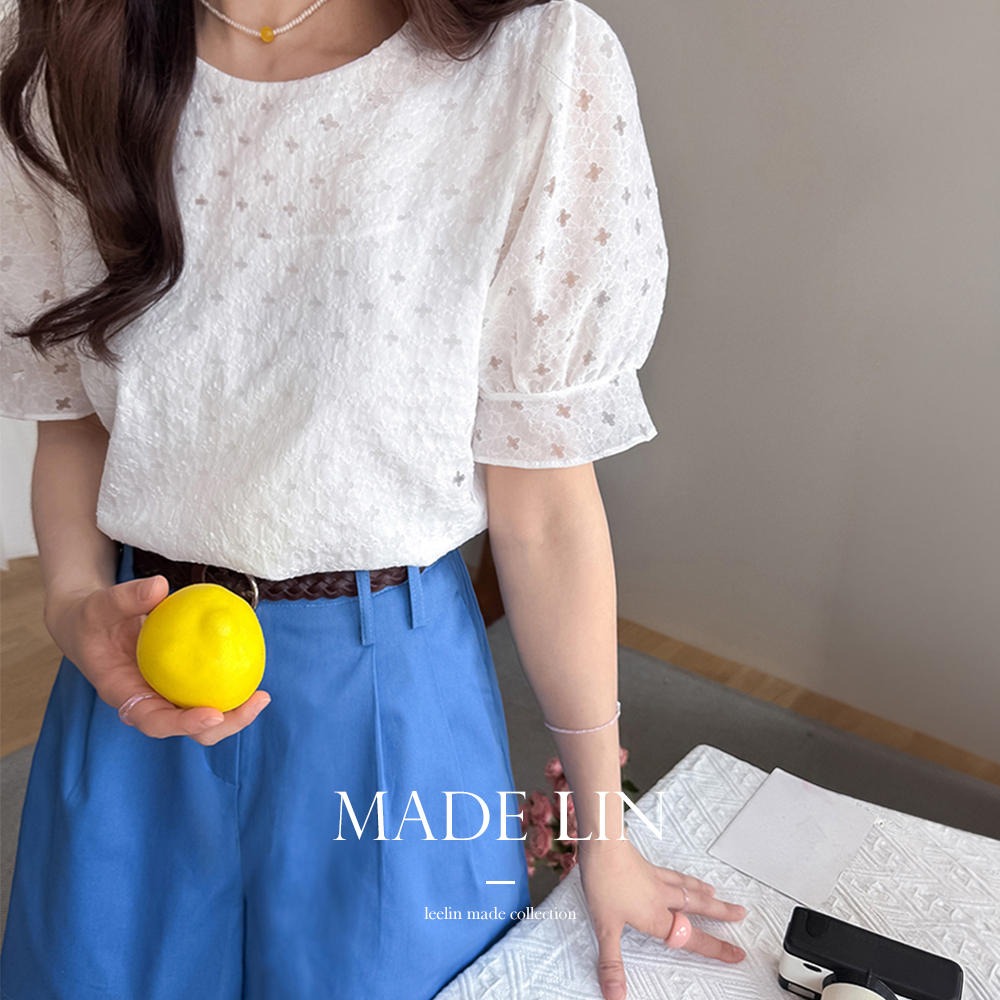 【新品特惠，立减5000韩元】MADE LIN Belia 可爱女童衬衫【尺码：F(55~66)】
