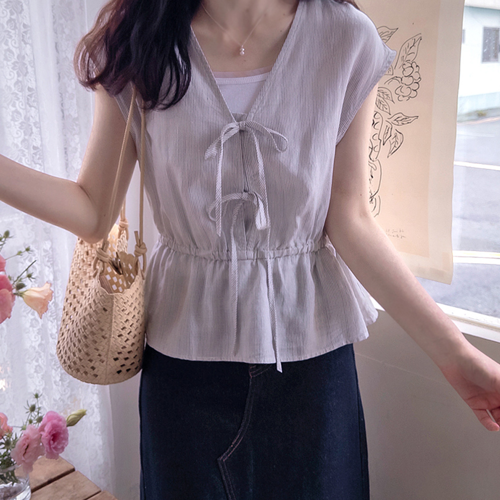 Jenne 清凉夏季棉质短袖女装 [尺码：F(55~66)]