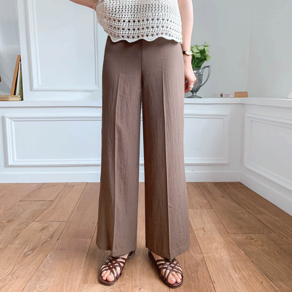 Moel loom loom Wide 松长裤 (短/长款) [尺码: S, M, L, XL, 2XL]