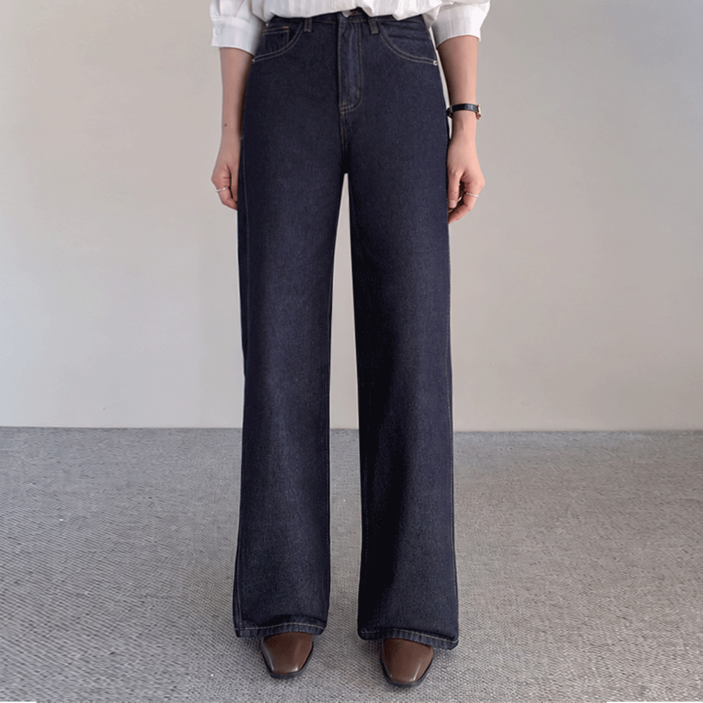 Margo 不褪色 2 款全长直筒原牛牛仔裤 [尺码：S、M、L、XL、2XL]