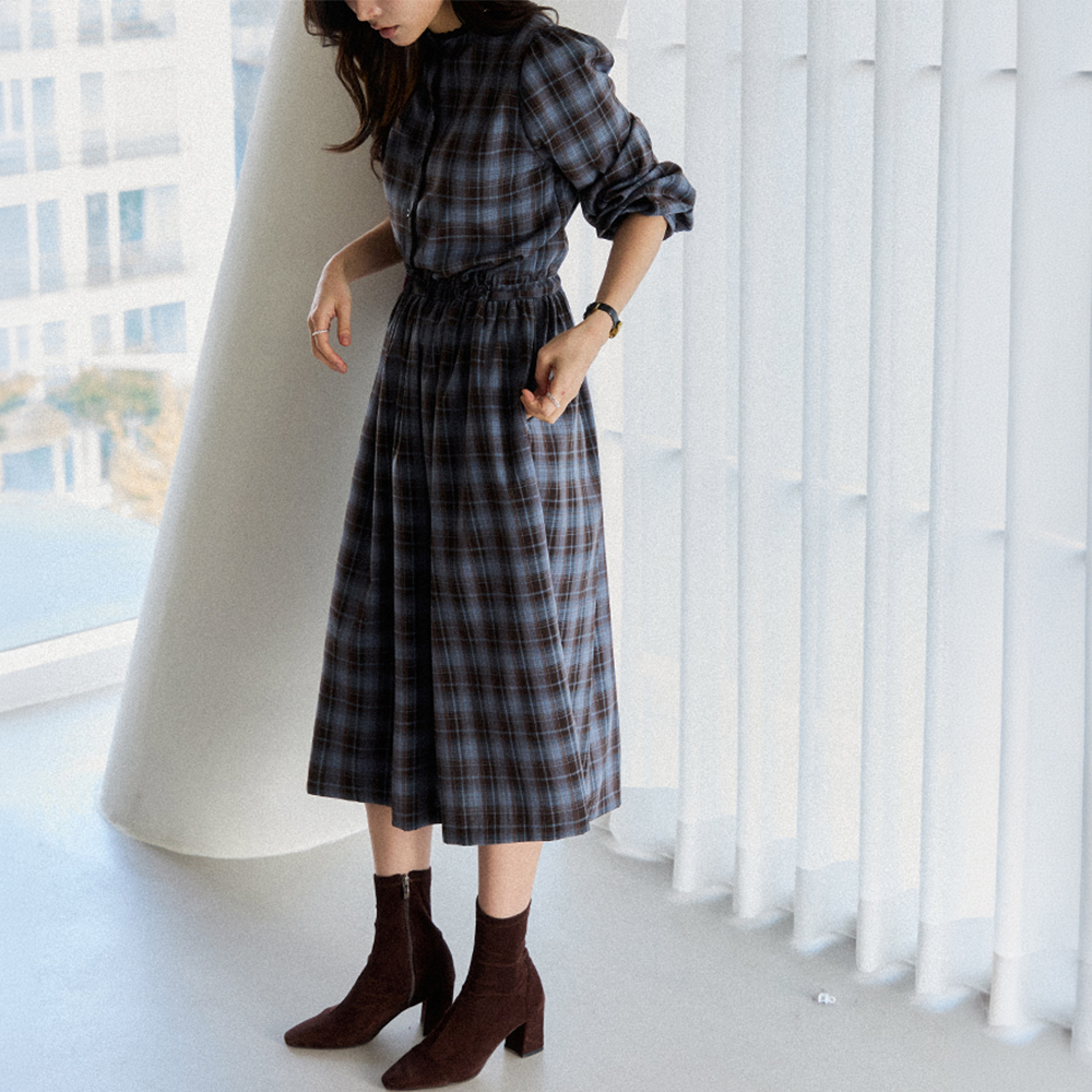 MADE LIN BNEBE Blur 格纹蕾丝串草莓 [size:F(55~66)