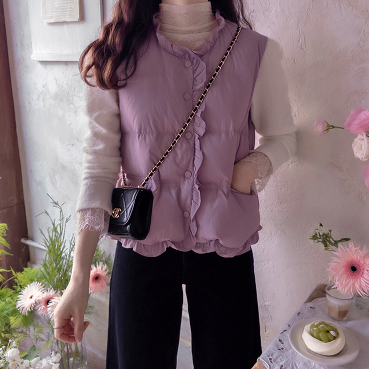 Vercharing 鸭绒袋 磁扣 舒适保暖羽绒服 [尺码：F(55~66)]