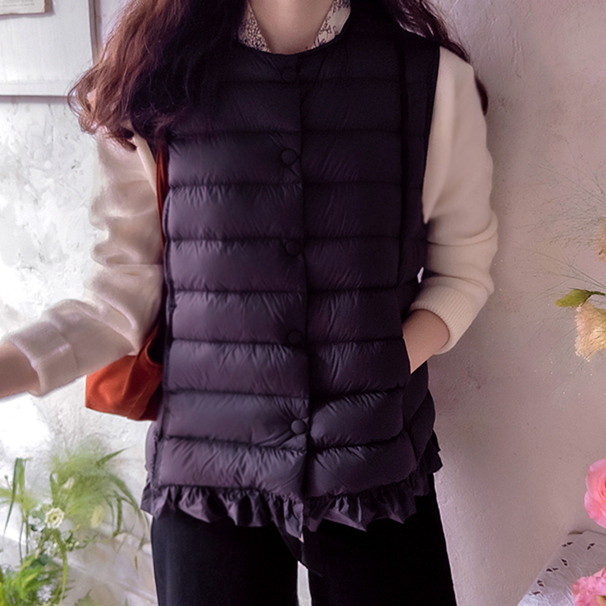 Genersharing 鸭绒保暖加厚羽绒服 [尺码：F(55~66)]