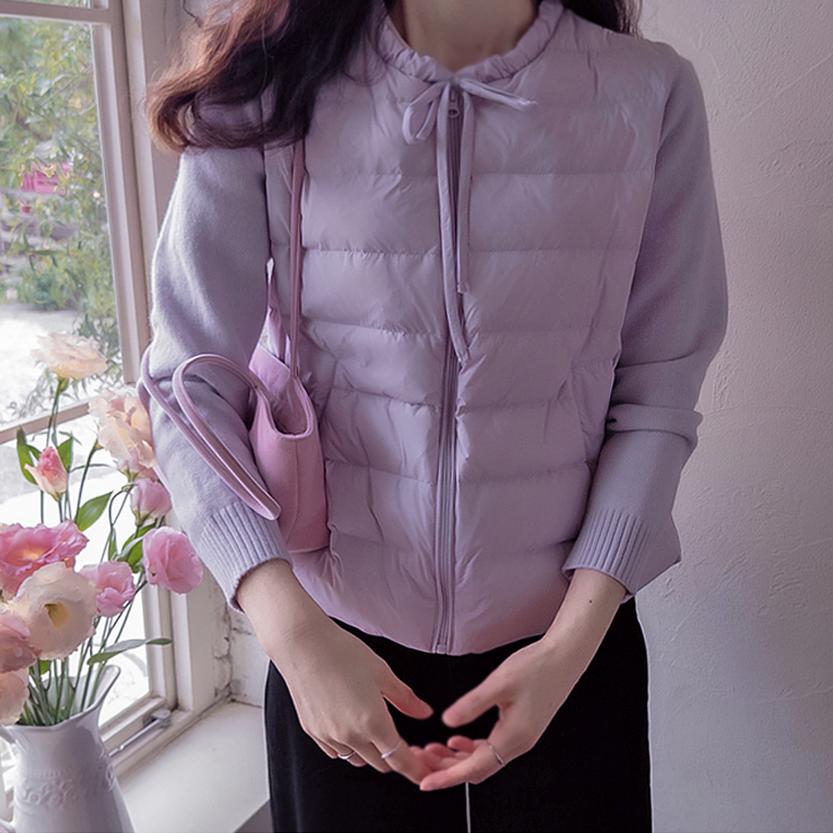 Jessie Lovely 鸭绒分层保暖羽绒服 [尺码：F(55~66)]
